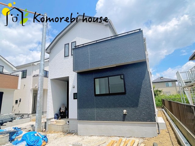 蓮田市黒浜2343番　新築一戸建て　ハートフルタウン　Eの外観|26.8.10　撮影済み