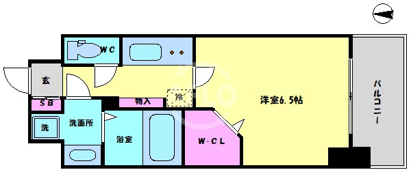 LaDouceur谷町の間取り|LaDouceur谷町　間取り