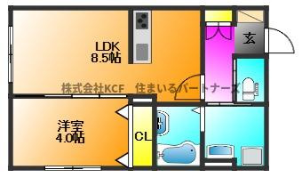 リノアネラ合川の間取り
