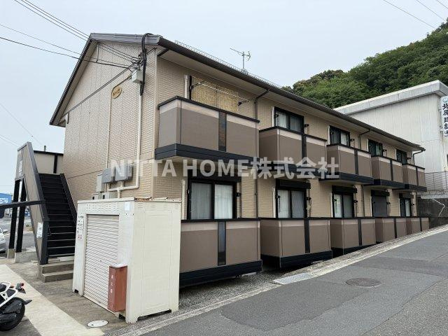 シルフィード２７の外観|綾部市の国道２７号線沿いの単身様用アパート♪