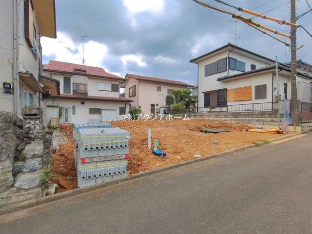 所沢市山口・全1棟　新築一戸建　～カースペース並列3台～の外観|現地写真（2026年8月18日撮影）