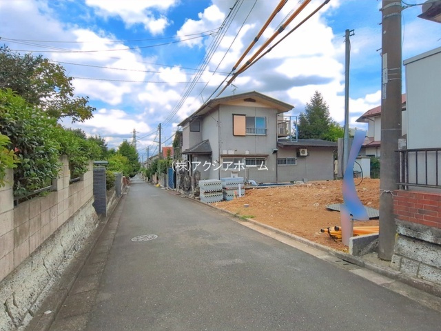 所沢市山口・全1棟　新築一戸建　～カースペース並列3台～の前面道路含む現地写真|現地写真（2026年8月18日撮影）