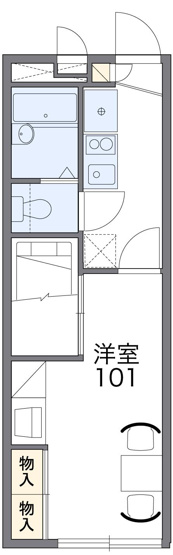 【間取り】 | レオパレスアクアⅡ | 画像2