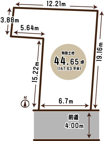 太秦多藪町の区画図