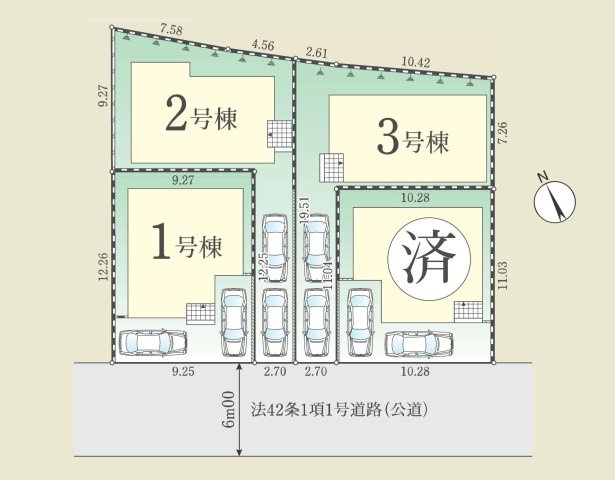 【区画図】 | ご家族様のプライベート空間が確保できる素敵な間取りです。また敷地ゆったりですので、おうち時間を楽しむのにもぴったりですね♪

