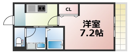 【間取り】 | ステリア森之宮　仲介手数料無料