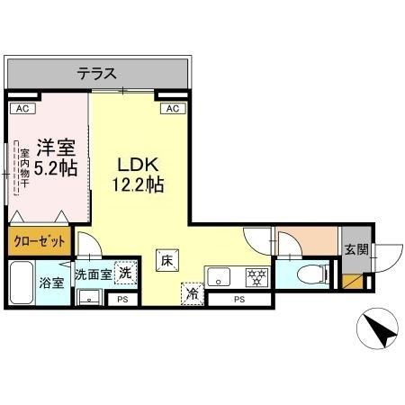 【間取り】 | D-SOLACE新千葉3丁目