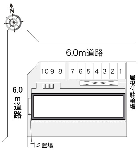【区画図】 | レオパレスTヴィルヌーブⅢ | 画像10