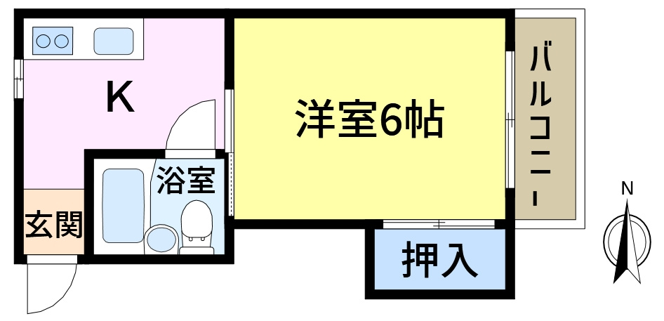 コーポ平田の間取り
