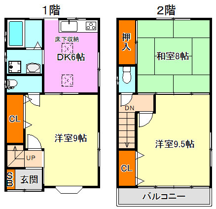 西代通４丁目貸家