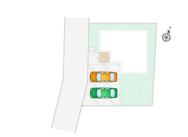 古河市幸町　新築戸建の区画図