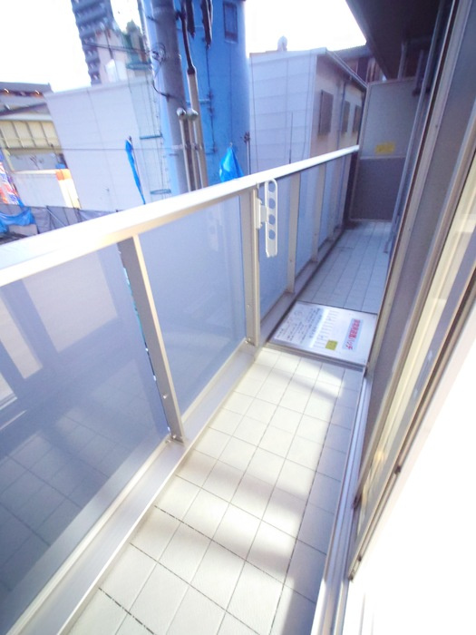 D-residence西町のバルコニー