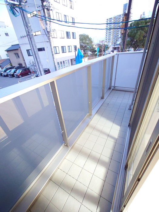 D-residence西町のバルコニー