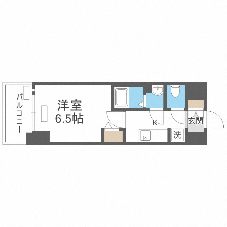 プレサンス DOMECITY コレーレの間取り