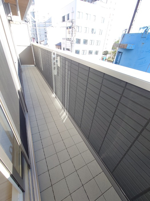 D-residence西町のバルコニー