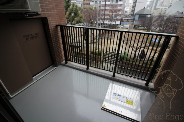 天満橋ケルスコートParkViewのバルコニー