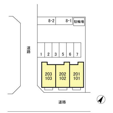 ＭＡＪＯＲパレスの区画図