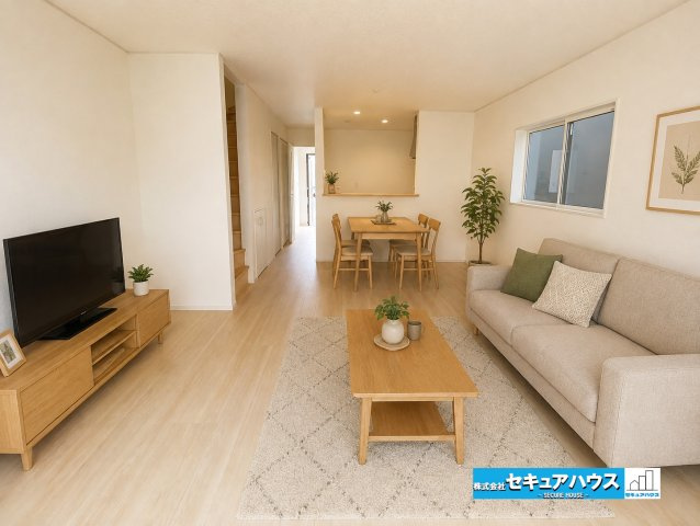 【今からご案内可能】東海市加木屋町陀々法師　全4棟のその他|【LDK】※家具はイメージになります。
◆日当たりが良く温かい広々リビングは家族の団らんスペースになります。　