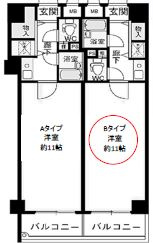 リアンジェ神戸北の間取り