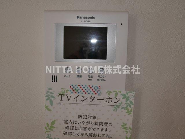 南本堀ベルハイムのセキュリティ|モニタ付きインターホンを設置済み★