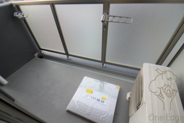 エグゼ新北野のバルコニー