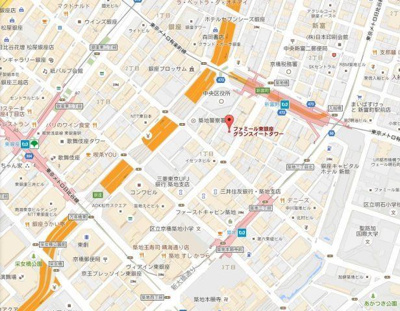 【地図】 | ファミール東銀座グランスイートタワー