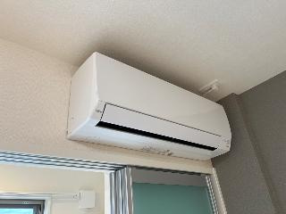 日高市武蔵高萩　アパートⅡ期新築工事の設備|エアコン（イメージ）