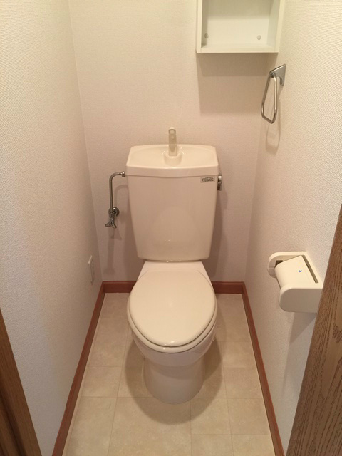 岸和田市額原町のハイツのトイレ|清潔感のあるトイレです