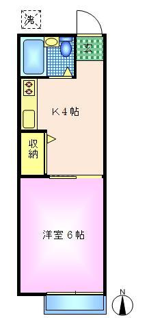 清涼館の間取り
