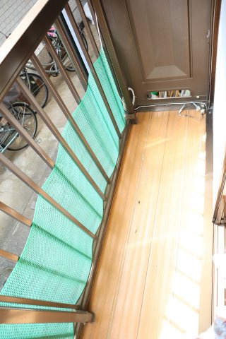 清涼館のバルコニー
