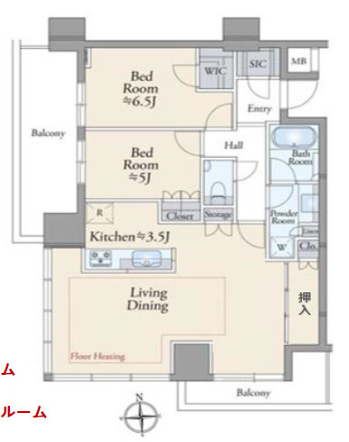 浅草タワーの間取り
