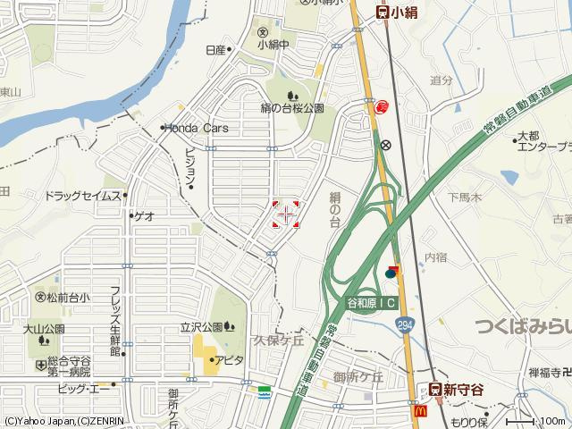 キャビンつくばハウスの地図