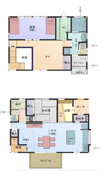 【間取り】 | 鴻巣市箕田　中古戸建