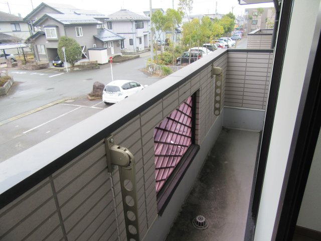 カーサヒューマンBのバルコニー