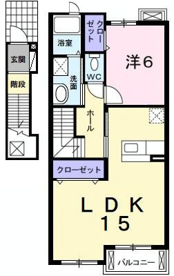 【間取り】 | メゾン　ジェルメ