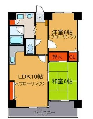 【間取り】 |  ニューライフ天神
