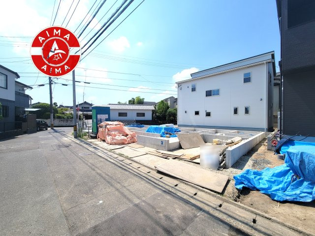 福岡市南区横手3丁目第6-5棟（4号棟）の前面道路含む現地写真|見学の時間などお気軽にお問い合わせ下さい。