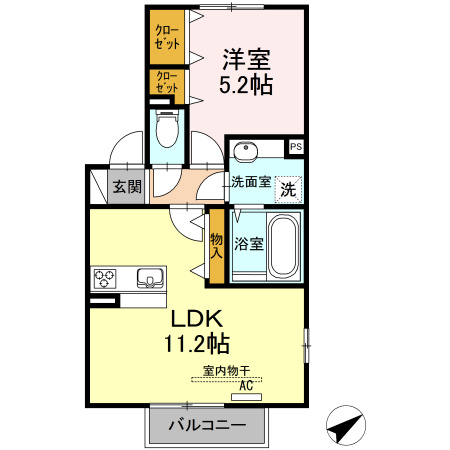 サクラハイムの間取り