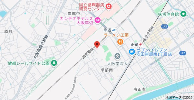 Oak(オーク)岸辺の地図
