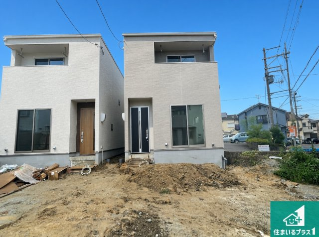 ■交野市郡津　新築一戸建ての外観|安心の10年保証！外観を美しく保ち、雨水で汚れを落とします！気になることがありましたら、お気軽にお問い合わせください！