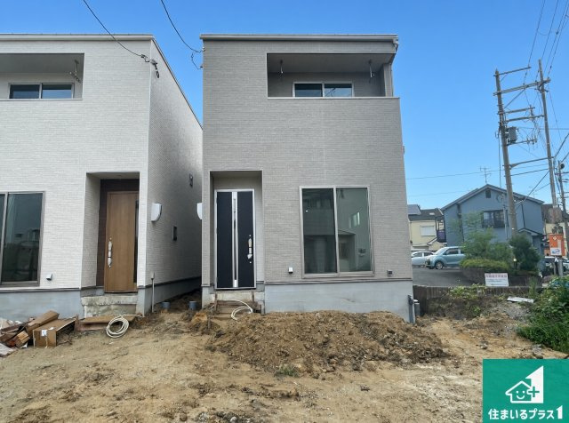 ■交野市郡津　新築一戸建ての外観|お客様に長く安心して住んでいだだける事にこだわった家づくり！住んでからのアフターサービスにもしっかりと取り組んでいます！
