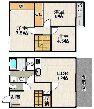 グレイスタナカの間取り