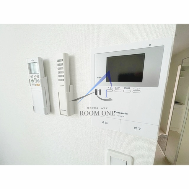 ネクステージ 鶯谷 のセキュリティ|モニター付きインターホンです。