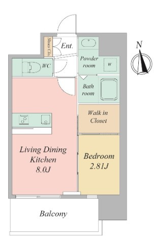LiveCasa天満橋の間取り
