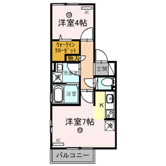 【間取り】 | 長興寺コーポ