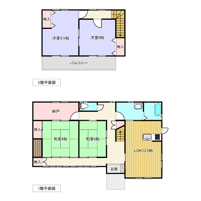 伊勢崎市五目牛町の間取り|間取図