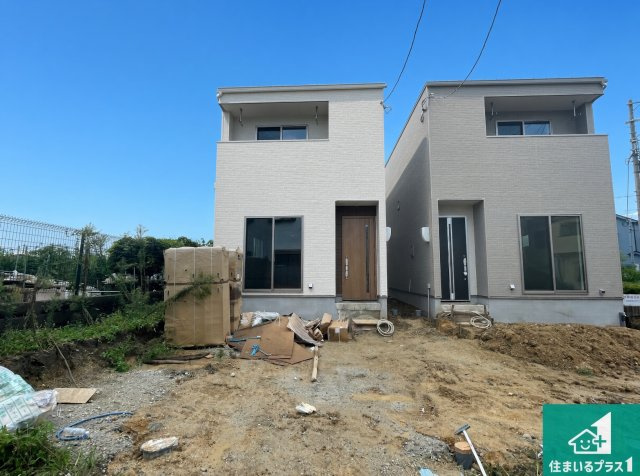 ■交野市郡津　新築一戸建ての外観|お客様に長く安心して住んでいだだける事にこだわった家づくり！住んでからのアフターサービスにもしっかりと取り組んでいます！