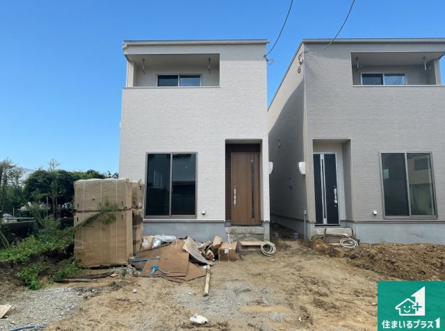 ■交野市郡津　新築一戸建ての外観|お客様に長く安心して住んでいだだける事にこだわった家づくり！住んでからのアフターサービスにもしっかりと取り組んでいます！