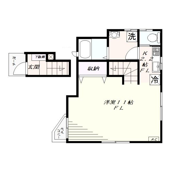 カーサ　アリエッタ の間取り|間取りです。