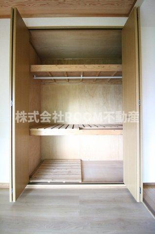 福田貸家の収納|たっぷりとした収納スペースです